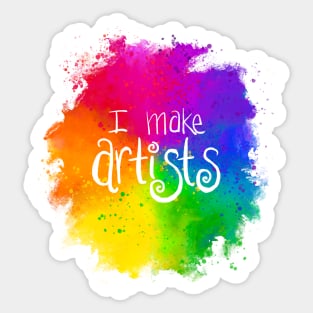 I Make Artists Sticker